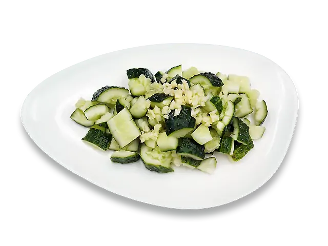 12 Биті огірки з часником