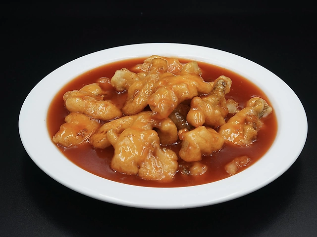 93 Судак в кисло-солодкому соусі