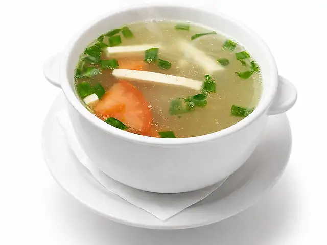 24 Суп з качиного філе і тофу