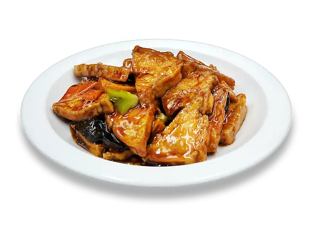 104 Смажений тофу по-домашньому гострий