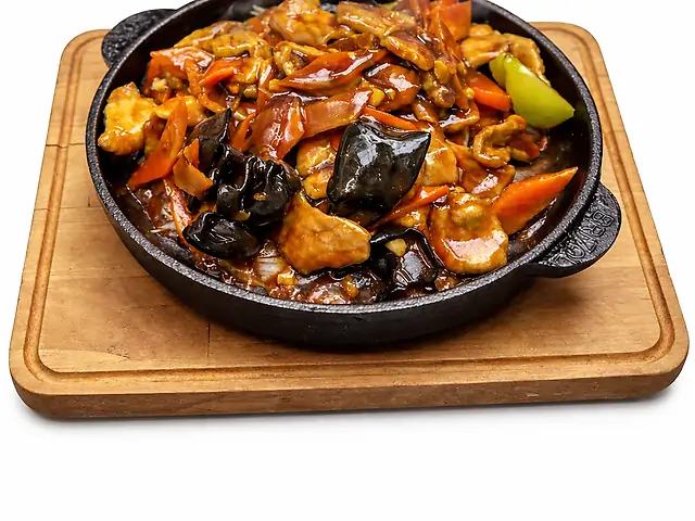 45 Смажена свинина на розпеченому підносі