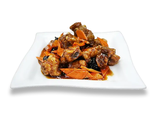 42 Свинячі реберця в соєвому соусі