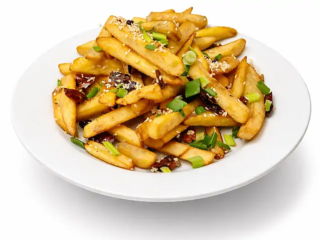 102 Смажена картопля фрі з червоним перцем