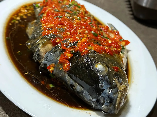 90 Короп на пару з перцем