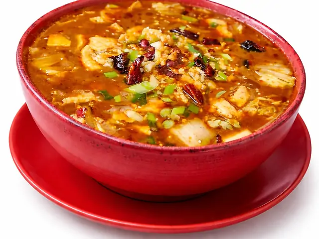 37 Тушкована свинина з овочами(гостра)