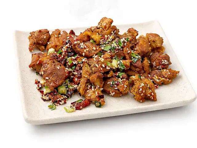 66 Хрустка курка з червоним перцем