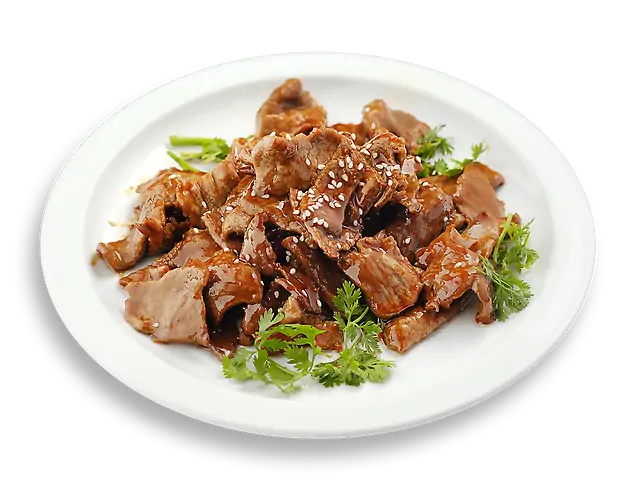 77 Смажена яловичина з кінзою