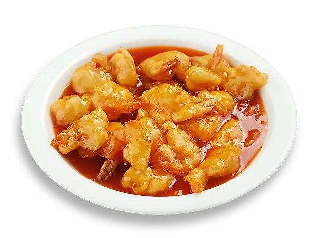 100 Креветки в кисло-солодкому соусі