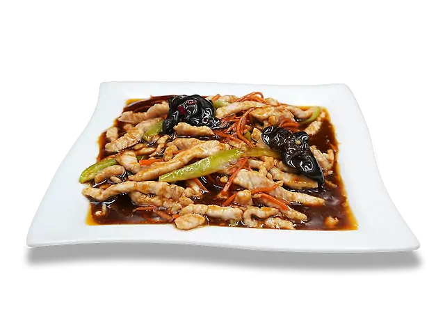 65 Смажена куряча стружка в гострому соусі