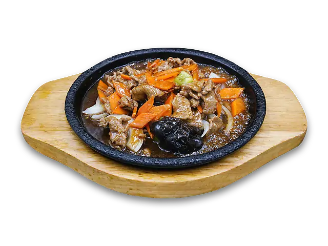 74 Смажена яловичина на роспеченому підносі