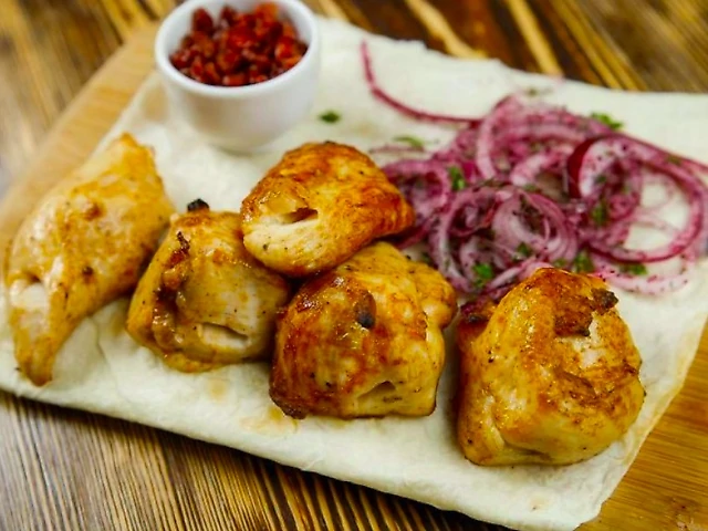 Шашлык с куринного филе