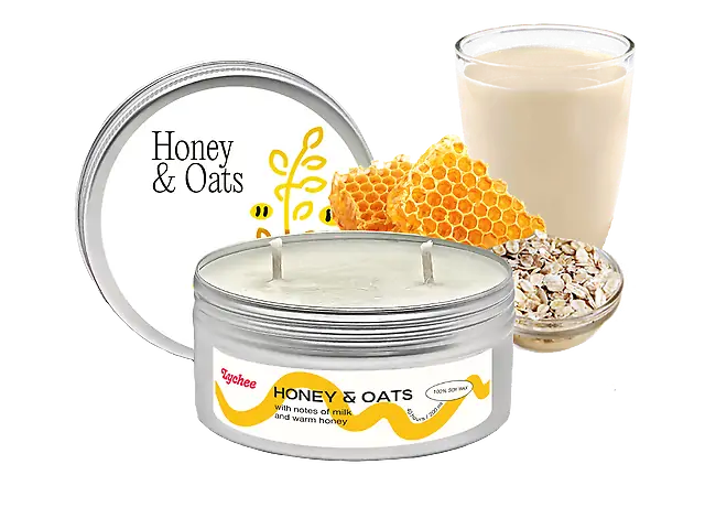 Candle Honey & Oats