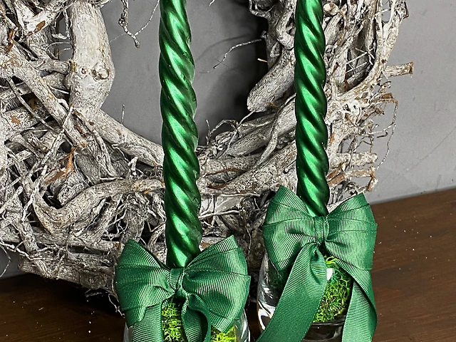 Свічник зелений