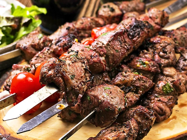 Шашлик зі свинини(ошийок)