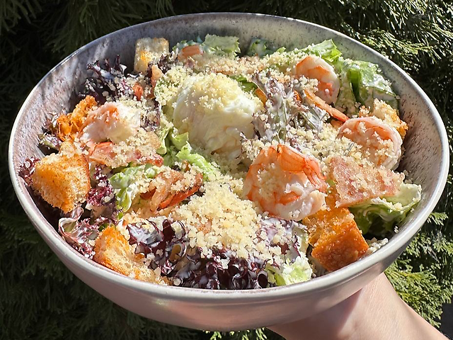 Салат "Цезар" з креветками