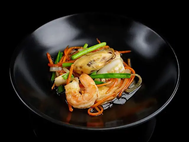 Seafood with oyster sauce