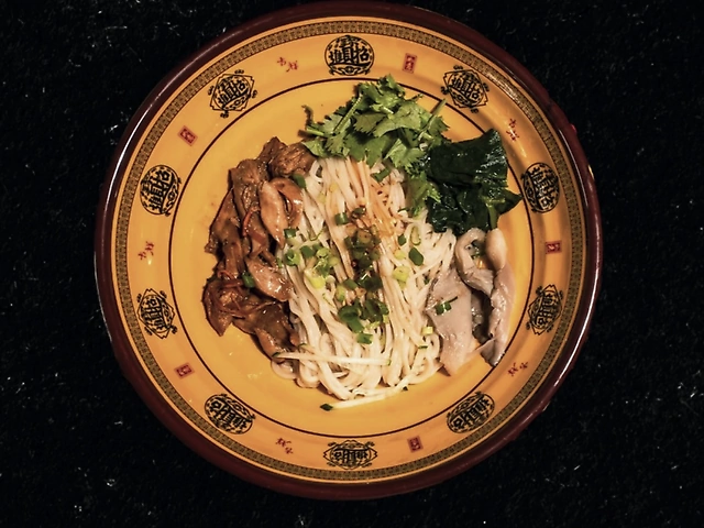 Рамен з куркою без бульйону