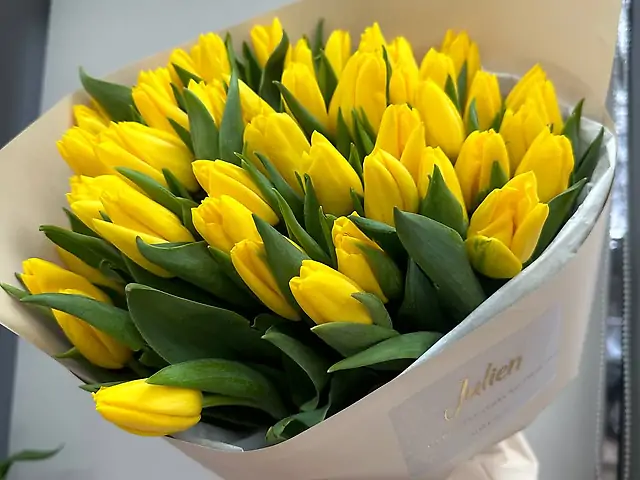 51 жовтий тюльпан