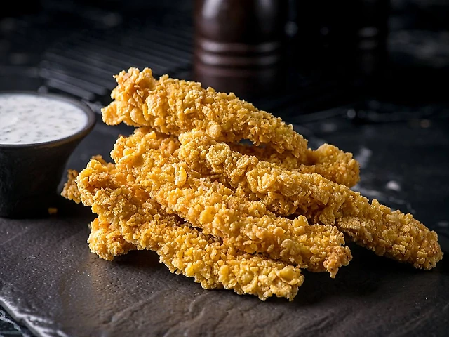 Chicken Strips  & Garlic Sauce