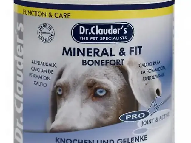 Вітамінно-мінеральна добавка для собак Dr.Clauder's Mineral & Fit Bonefort, 500g.