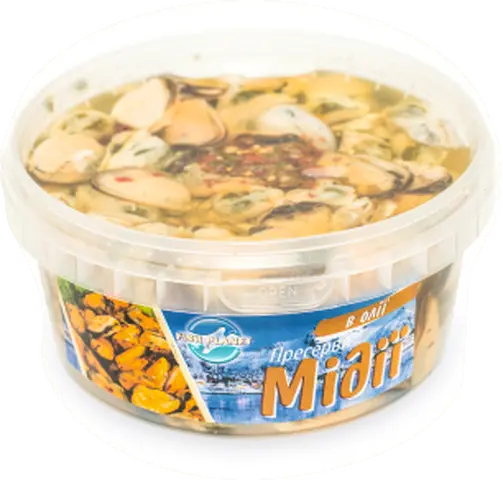 Мідії в олії "Fish Planet" 500 г.