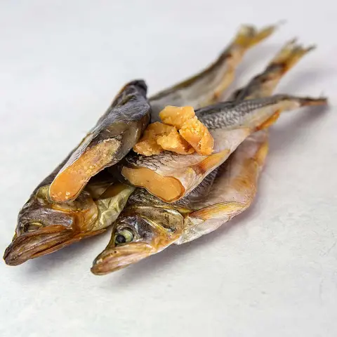 Корюшка вялена вага.