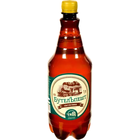 Пиво Бутельпешт Світле 4,8% 1л розлив