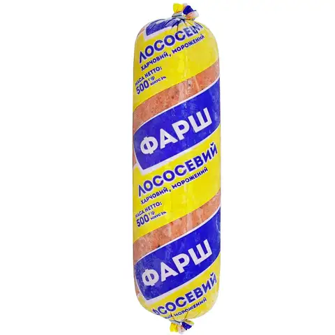 Фарш рибний з лососевих 0,5 кг/уп.