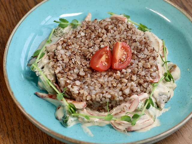 Гречка з овочами