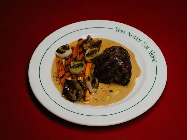 Філе мінійон, артишоки, батат