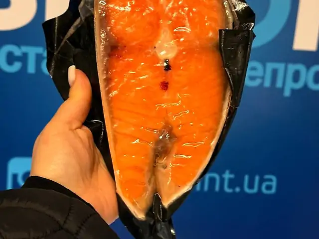 Лосось стейк  с/м 350-500