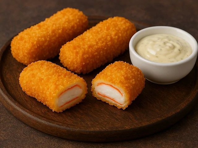 Крабове м'ясо у темпурі