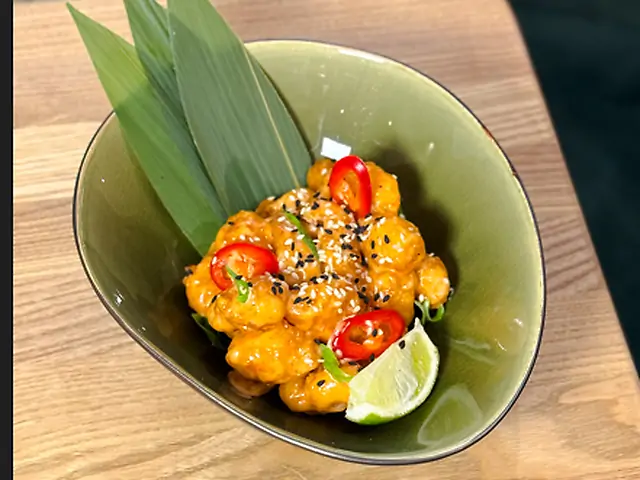 НОВИНКА! Попкорн з креветок та соусом айолі