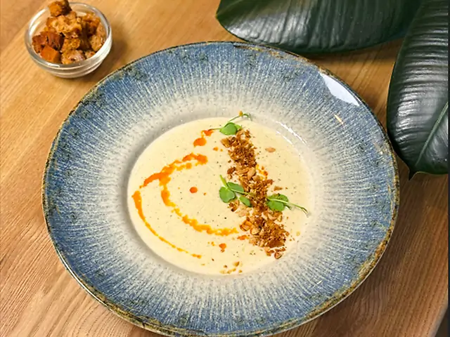 НОВИНКА! Крем суп з сиром брі та трюфелем