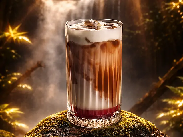 Ice cacao strawberry