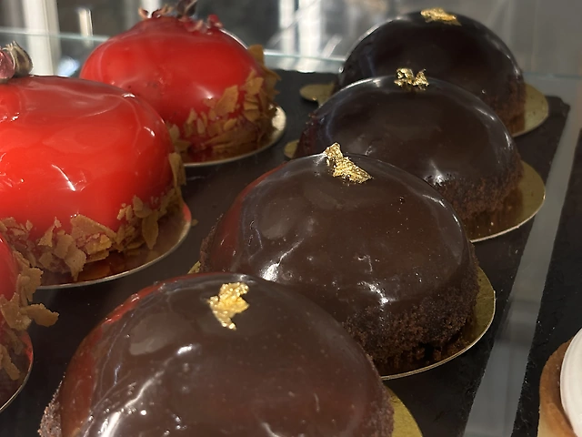 Мусове тістечко шоколад - маракуйя