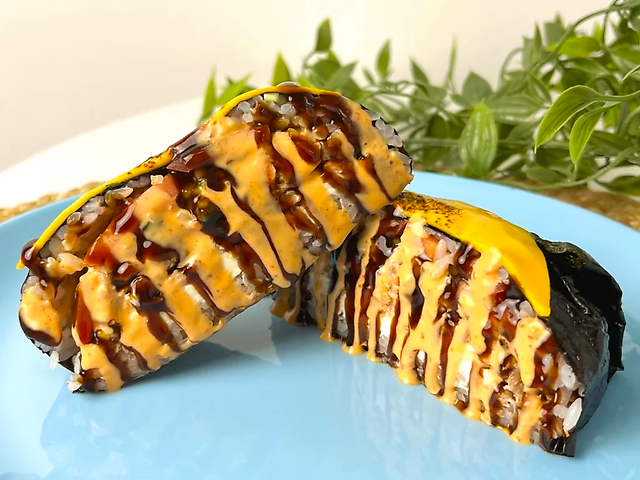 Суші бургер лосось гріль