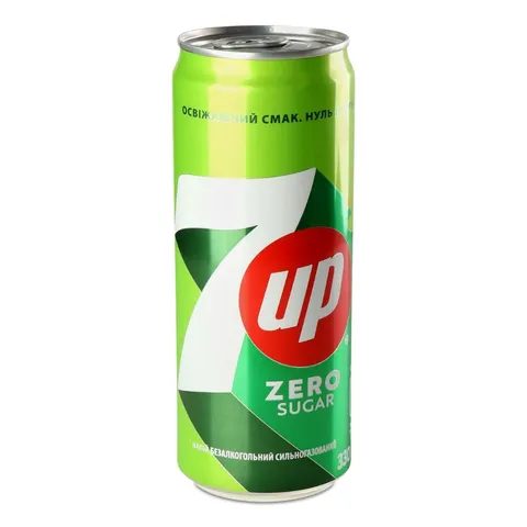 Вода солодка 7 UP ж.б. 0,33л (43463)