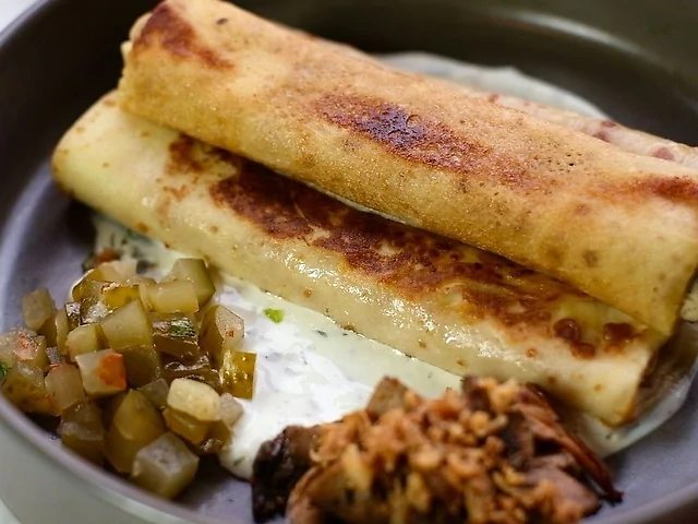 Млинці з грибами