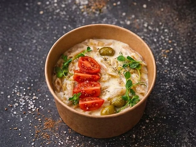 Паста пенне 4 сири