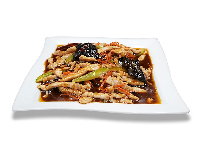 Смажена свиняча стружка в гостро-солодкому соусі