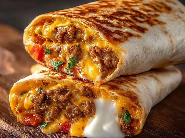 Лаваш сулугуні з мясом