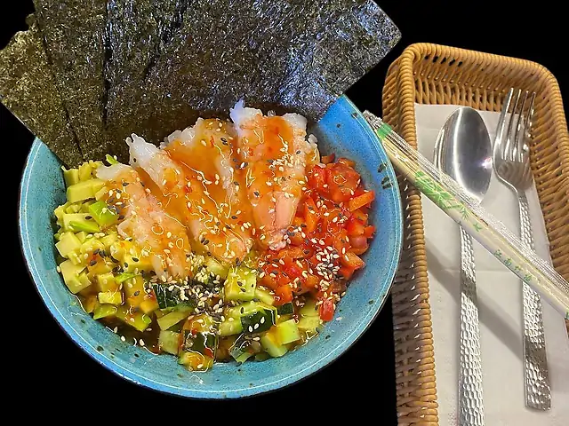 Поке з креветками