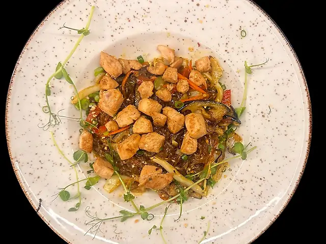 Локшина Мієн скляна  бобова локшина з куркою