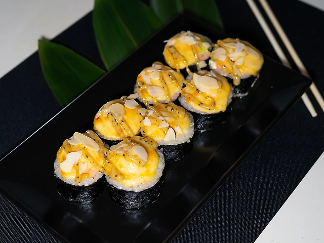 Запечений з лососем