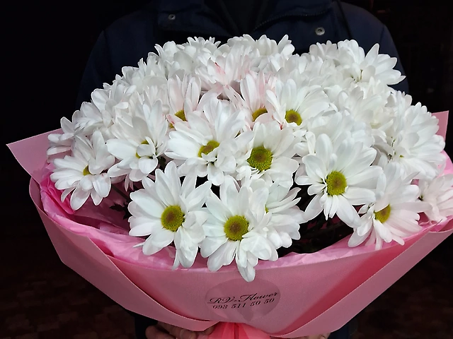 Букет з хризонтеми  9 гілочок