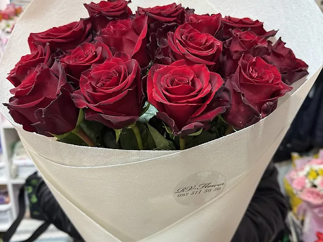 Букет з троянди 15 штук