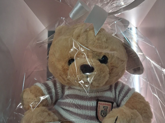 Мішка в полосаті кофті)