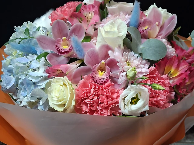 Букет з гортензїі