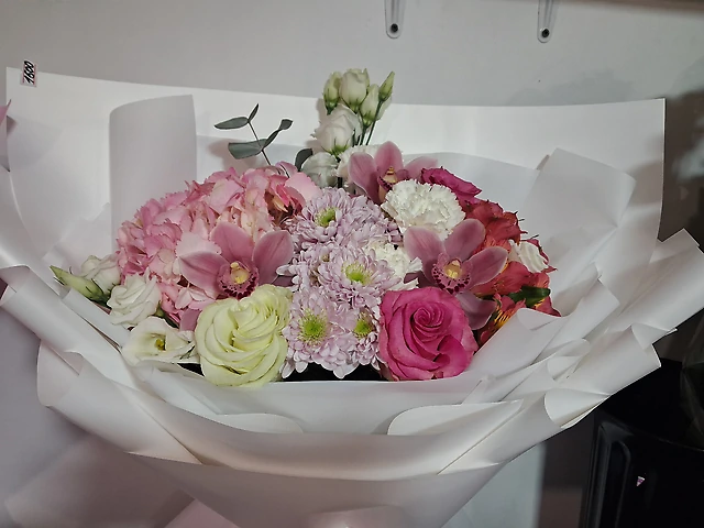 Букет з гортензїі